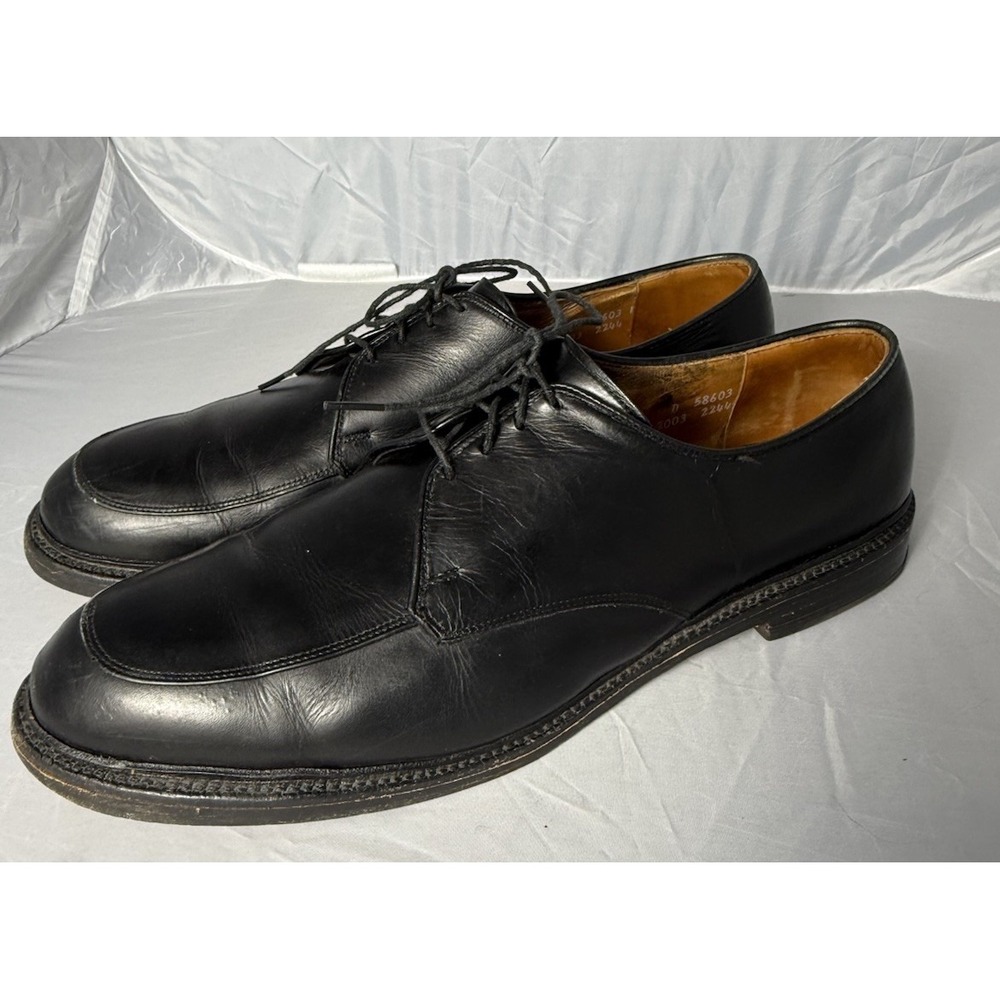 Allen Edmonds Brentwood Black Leather Oxford Dress Shoes 15 D Men's